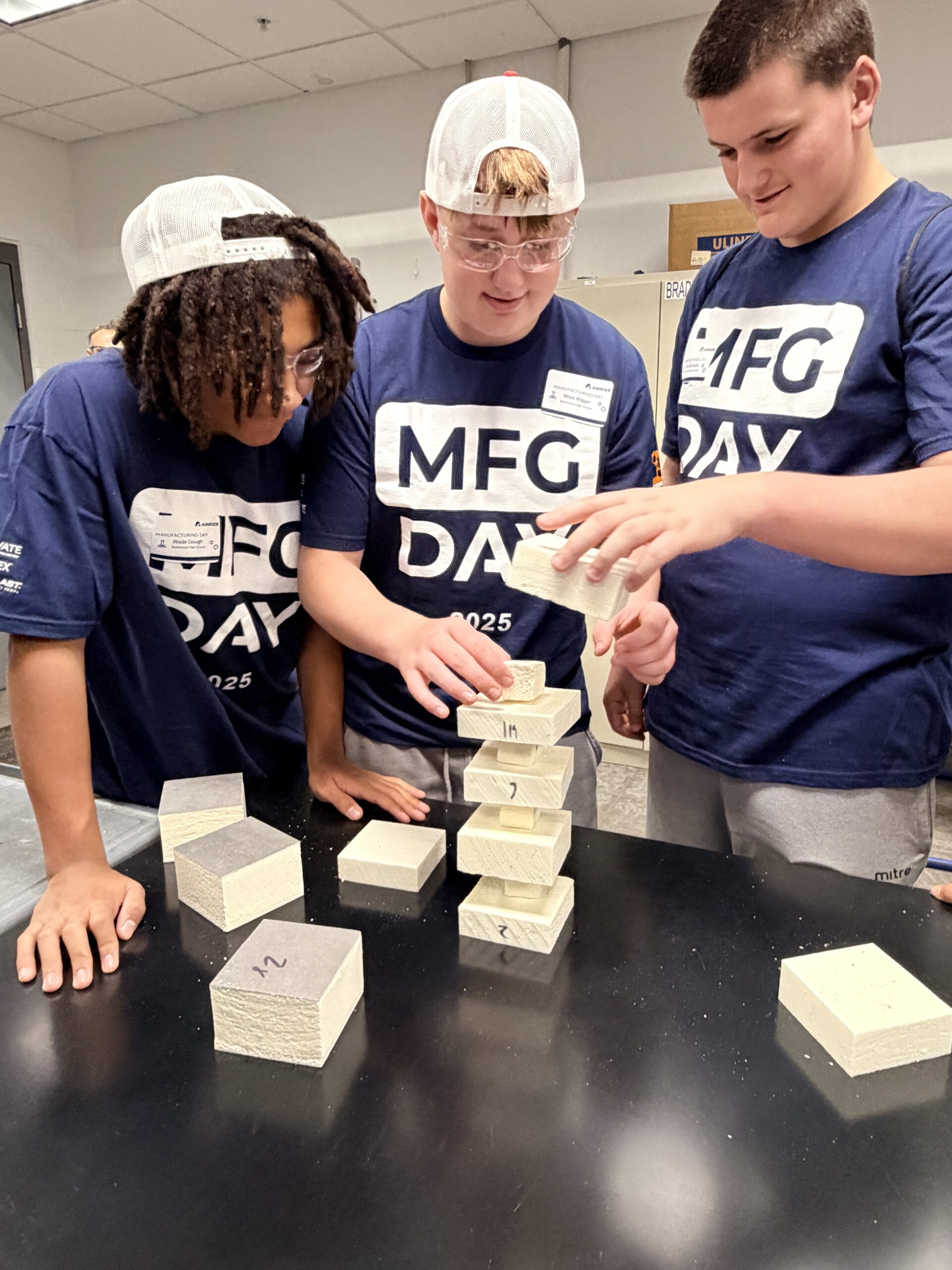 Students at Amrize Building Envelope during Manufacturing Month 2025