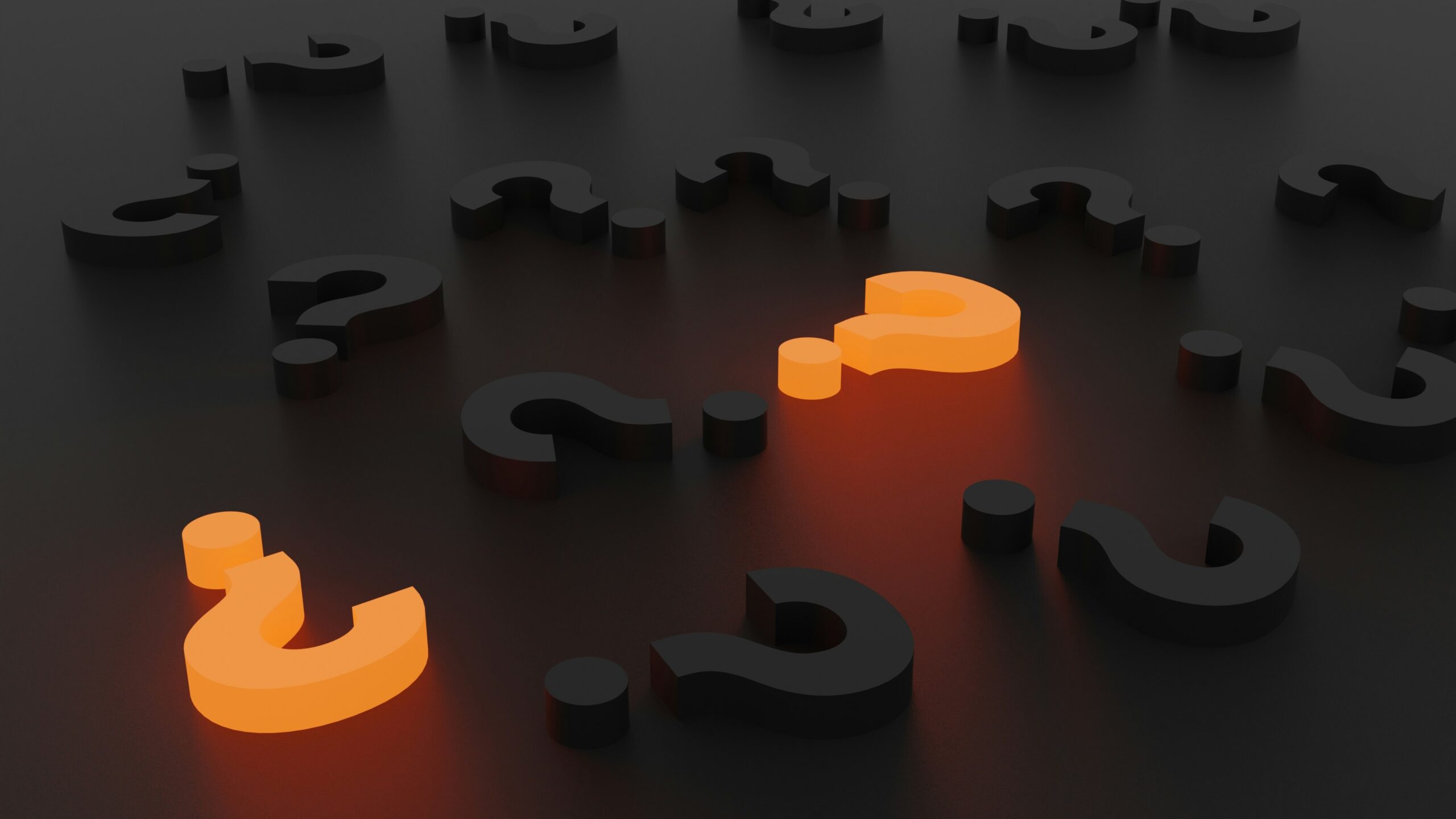 Scattered Question Marks